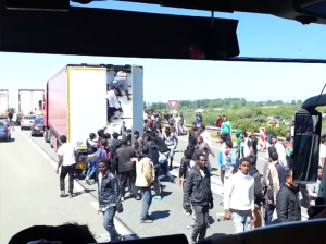 Migrants in Truck